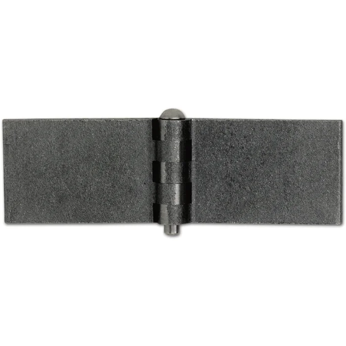 Anschweißscharnier Rolle ø 22 mm, Bandlappen 75×50 mm,Stahl blank