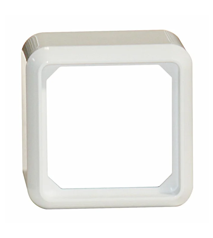 AP-Gehäuse 1-fach komplett inklusive Rahmen, reinweiß