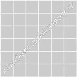Ardoise Blanc 5×5 cm Mosaico naturale