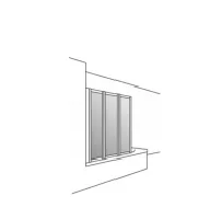 Artweger Baseline Faltwand 3-tlg. 140x150cm