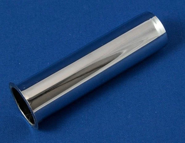 ASW Messing verchromtes Sifon Bördelrohr 32 mm (5/4″) x 120 mm, 100245