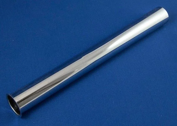 ASW Messing verchromtes Sifon Bördelrohr 32 mm (5/4″) x 250 mm, 100276