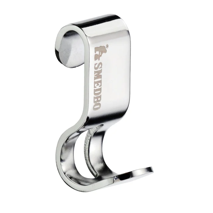 Aufhängehaken für Duschkörbe aus verchromtem Edelstahl Smedbo Sideline