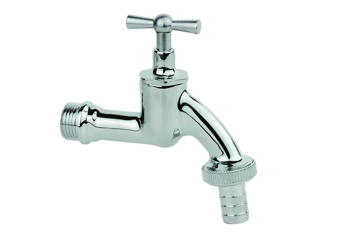 Auslaufventil mit Knebelgriff (chrom)