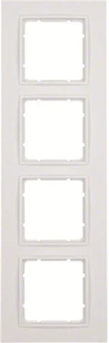 B.7 Rahmen 4fach polarweiß matt