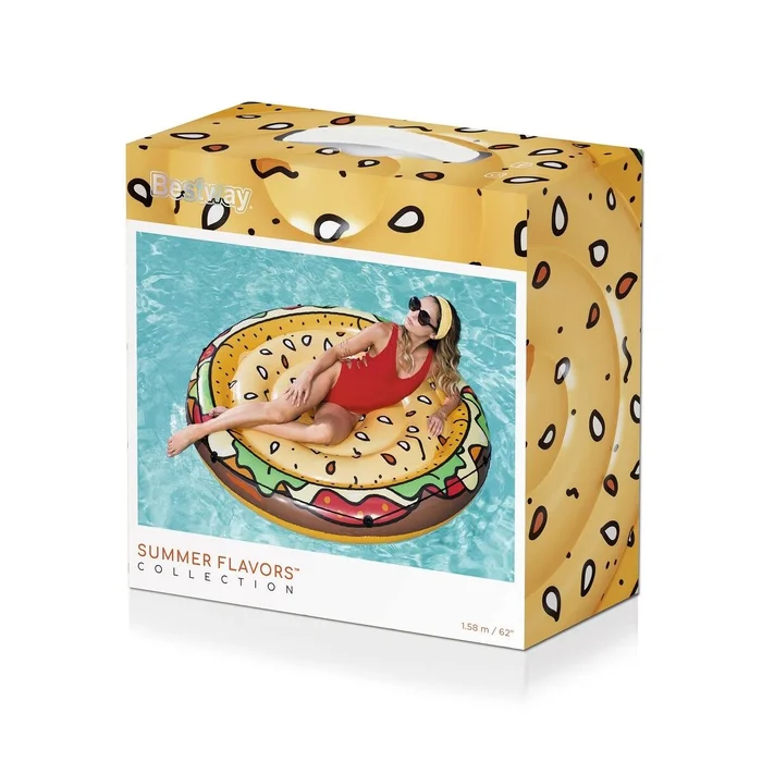Badeinsel Pop-Art, Ø 188 cm, PVC