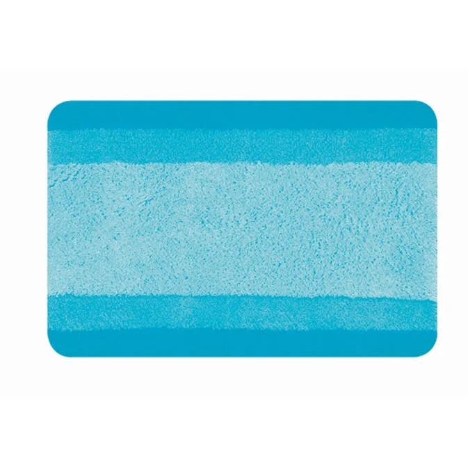 Badezimmerteppich Balance Türkis 55×65 cm Spirella