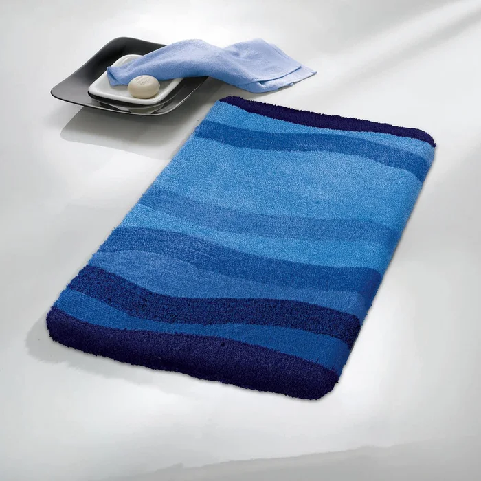 Badezimmerteppich Miami Himmelblau 50×60 cm Kleine Wolke