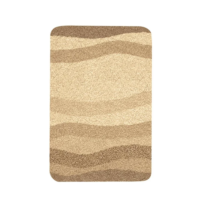 Badezimmerteppich Miami Natural Beige 65×115 cm Kleine Wolke