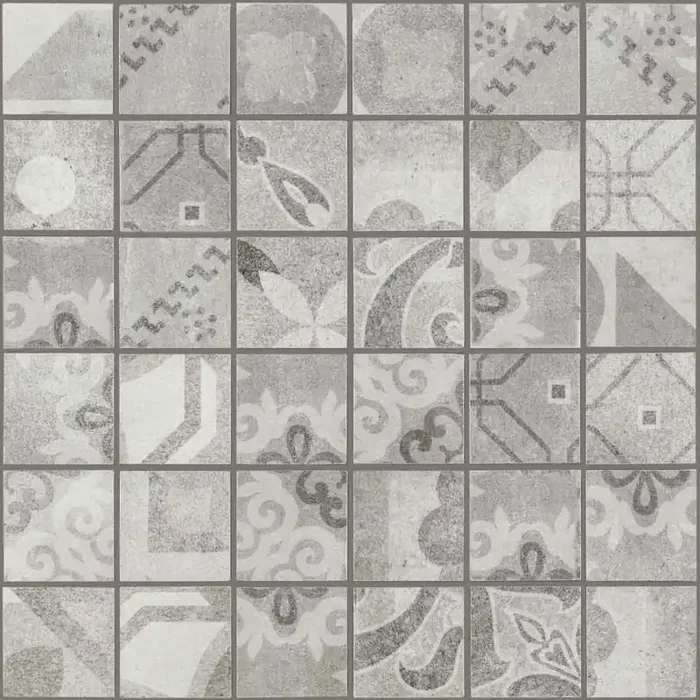 Bärwolf Cemento Vintage Grey Matt Mosaikfliese 29,8×29,8 R10/B Art.-Nr. KEG-17004