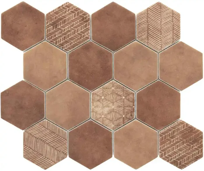 Bärwolf Desert Namib Red Matt Mosaikfliese 25,8×29,8 Art.-Nr. GL-20060