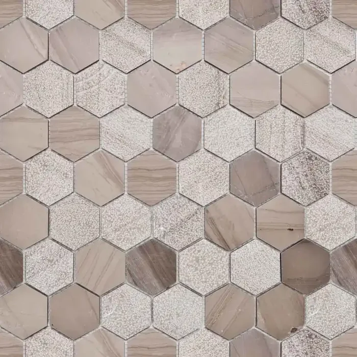 Bärwolf Favo Taupe Matt Mosaikfliese 31,5×32,3 R10/B Art.-Nr. CM-15030