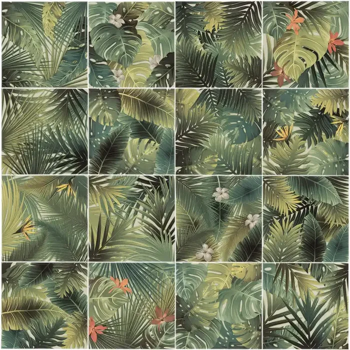 Bärwolf Jungle green 18,5×18,5 cm Ceramic KE-18095