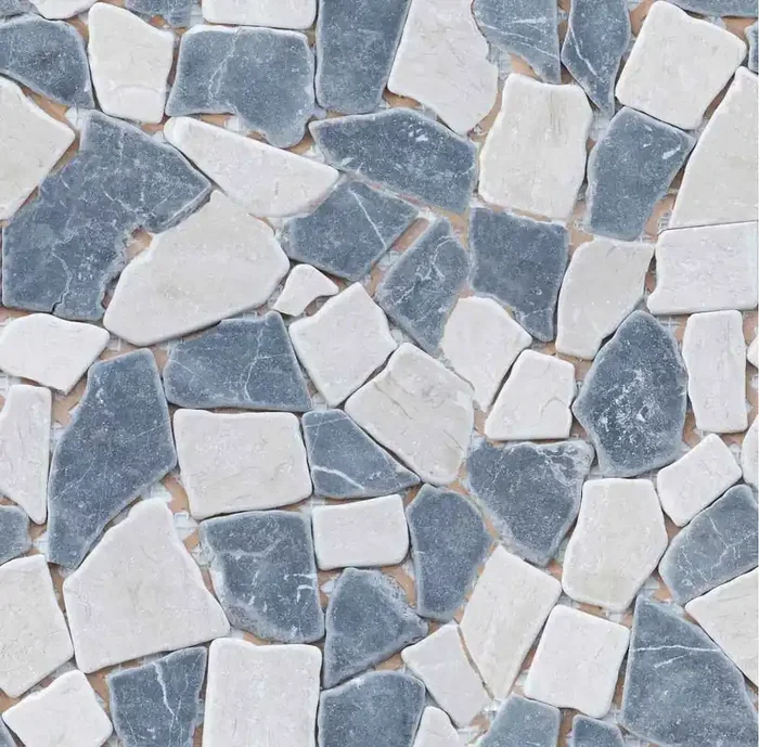 Bärwolf Nature Black & Grey Matt Mosaikfliese 30×30 R10/C Art.-Nr. RM-0005