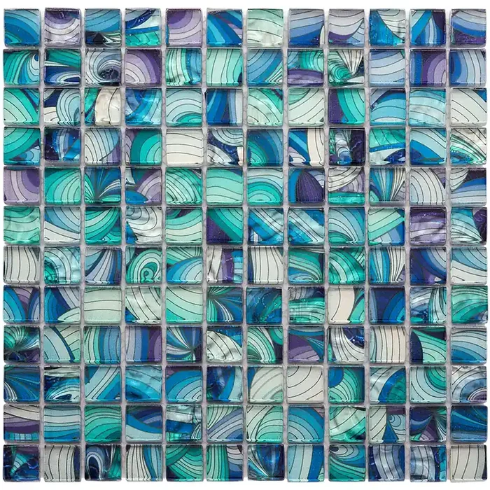 Bärwolf Translucent rainbow mix 29,8×29,8 cm Glass GL-18000