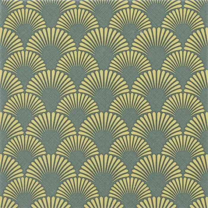 Bärwolf Wallpaper Fresh Green Gotu Matt Fliese 18,5×18,5 CM R9 Art.-Nr. GOT-21002