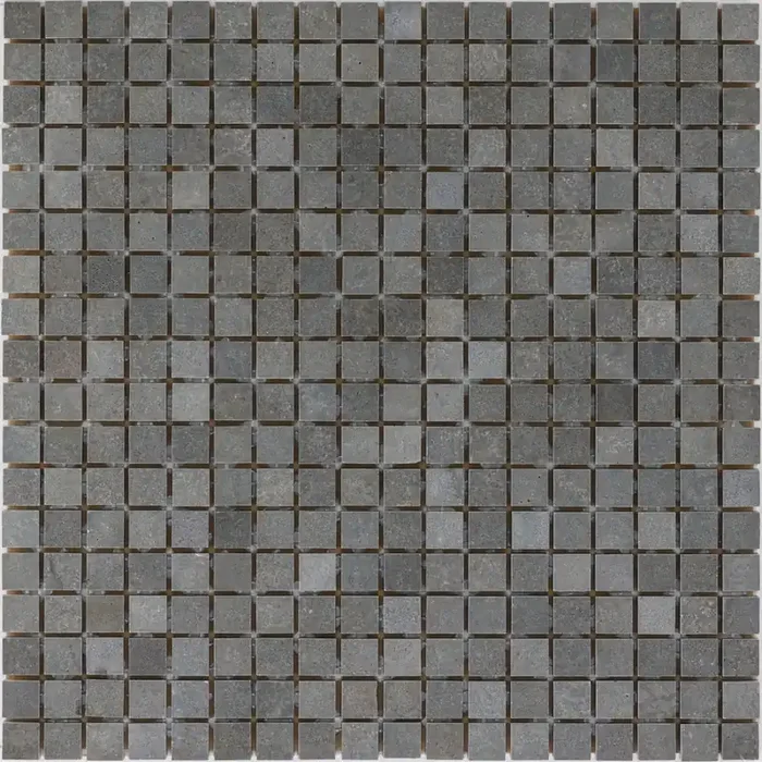 Basalt Anthrazit geschliffen Mosaik – – 30,5×30,5