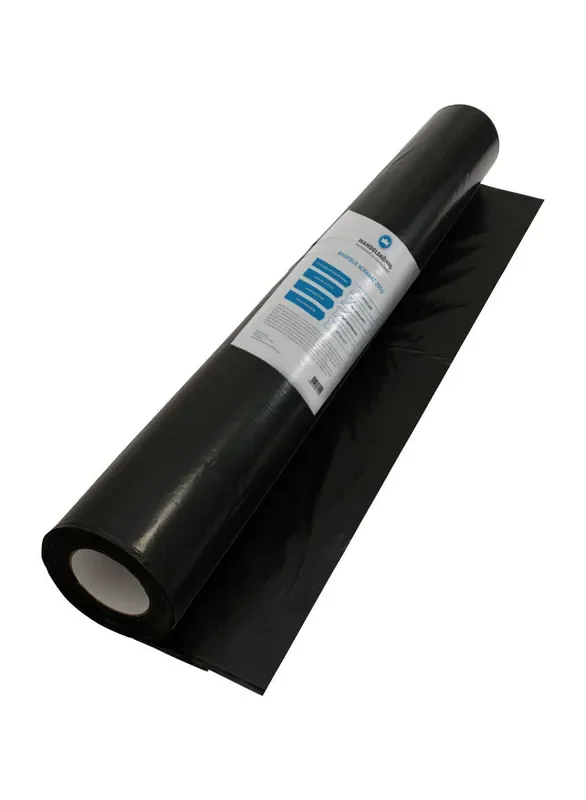 Baufolie schwarz 200 µ 2 m x 25 m = 50 m²