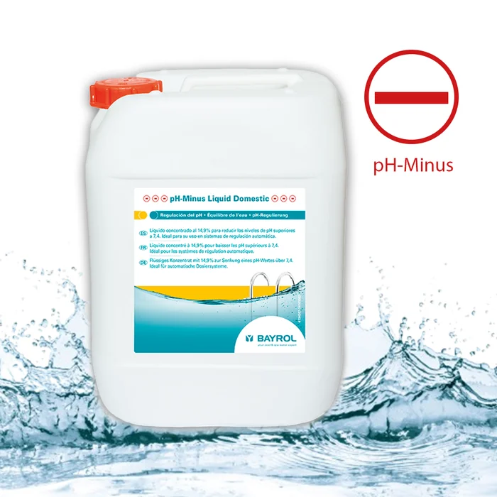 Bayrol pH-Minus Domestic 14,9% (flüssig) KS-Kanister, 20 Liter, weiß