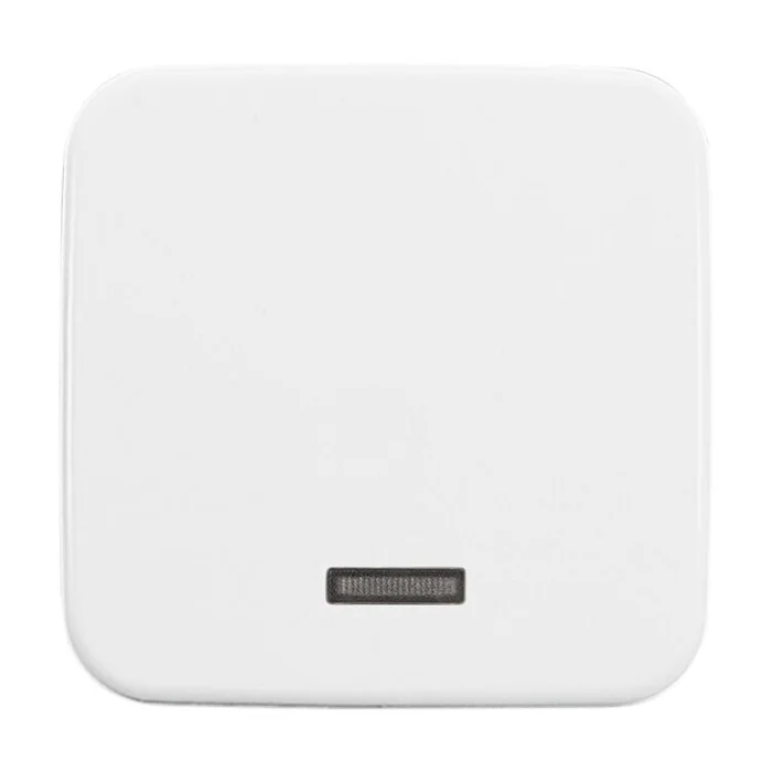 Bedienelement mit Glimml. für Tastdimmer Reflex SI alpinweiß