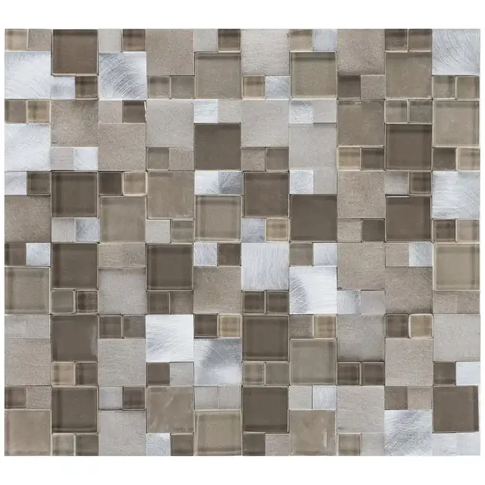 Beige Brushed 3D Mosaik – – 27×30