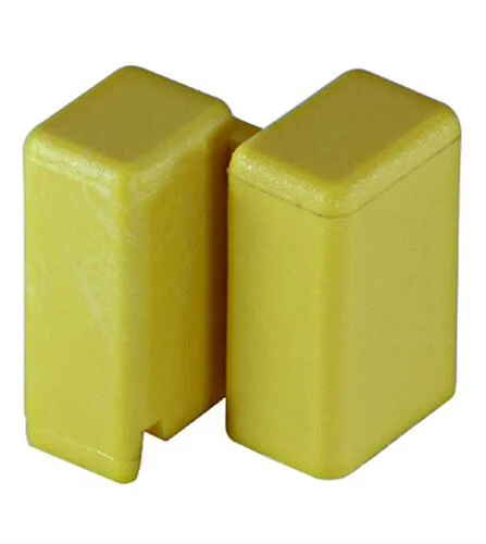 Berührungsschutz gelb für Stiftverschienung auf 1TE