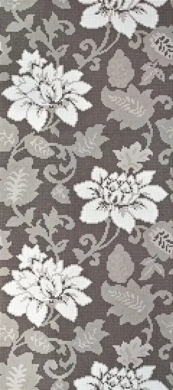 Bisazza Dekor Adelaide Dark grey 129,1×290,5 cm