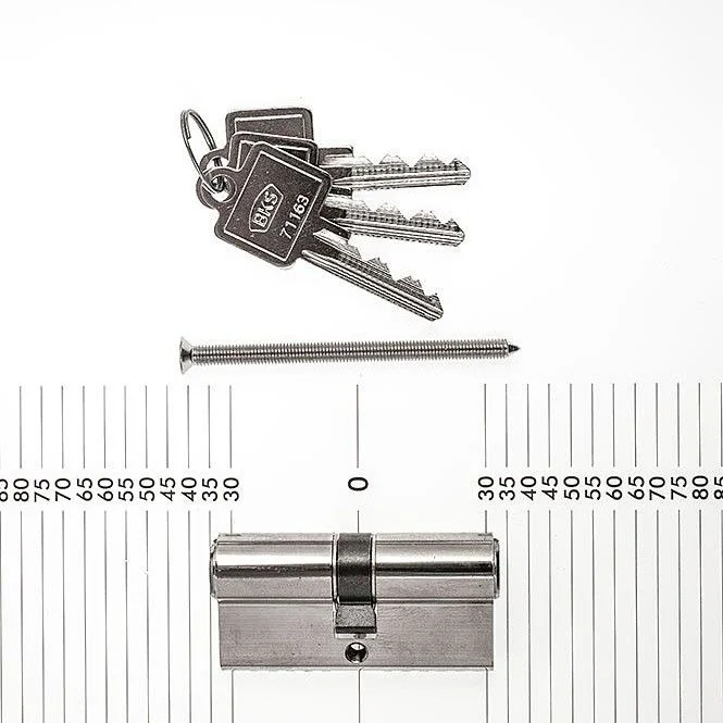 BKS Profilzylinder 31/31 Mmv. B 8812 2013, mit 3 Schlüsseln, gleich