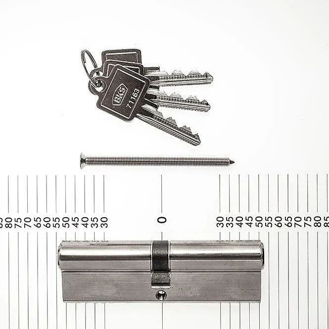 BKS Profilzylinder 50/50 Mmv. B 8812 0056, mit 3 Schlüsseln
