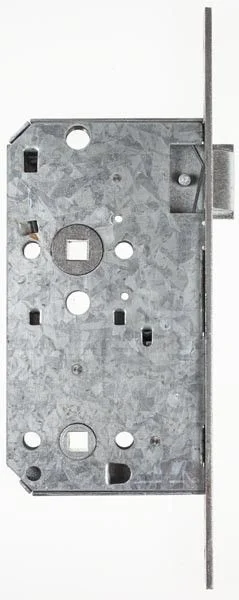 BKS Zimmertür Badezellenschloss 02150242 55mm Dorn, DIN rechts Stulp 20 mm kantig