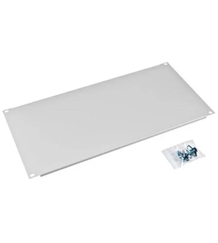 Blindplatte Stahl, 19″, 5HE, RAL7035