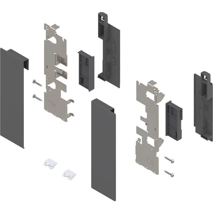 blum LEGRABOX Fronthalter Innenauszug mit Einschubelement Höhe C, Oriongrau