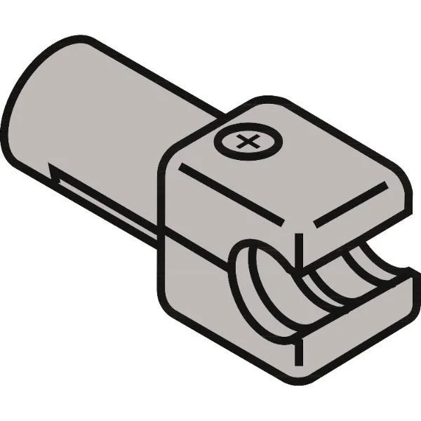 blum Metabox Querrelinghalter einfach, Kunststoff cremeweiß