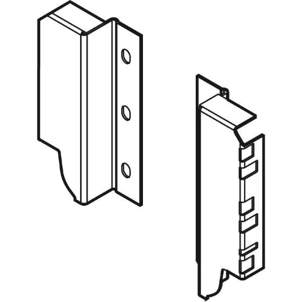 blum TANDEMBOX antaro Rückwandhalter Höhe K Seidenweiß