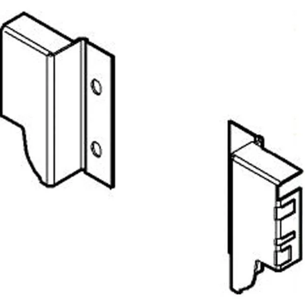 blum TANDEMBOX antaro Rückwandhalter Höhe M grau RAL 9006