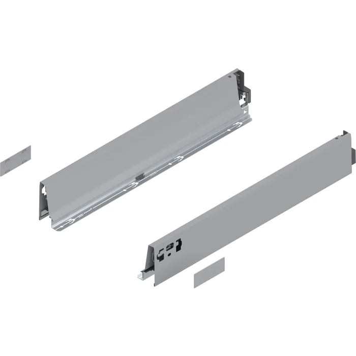 blum TANDEMBOX antaro SET Höhe M, BLUMOTION M, 30kg, NL 270, grau RAL 9006