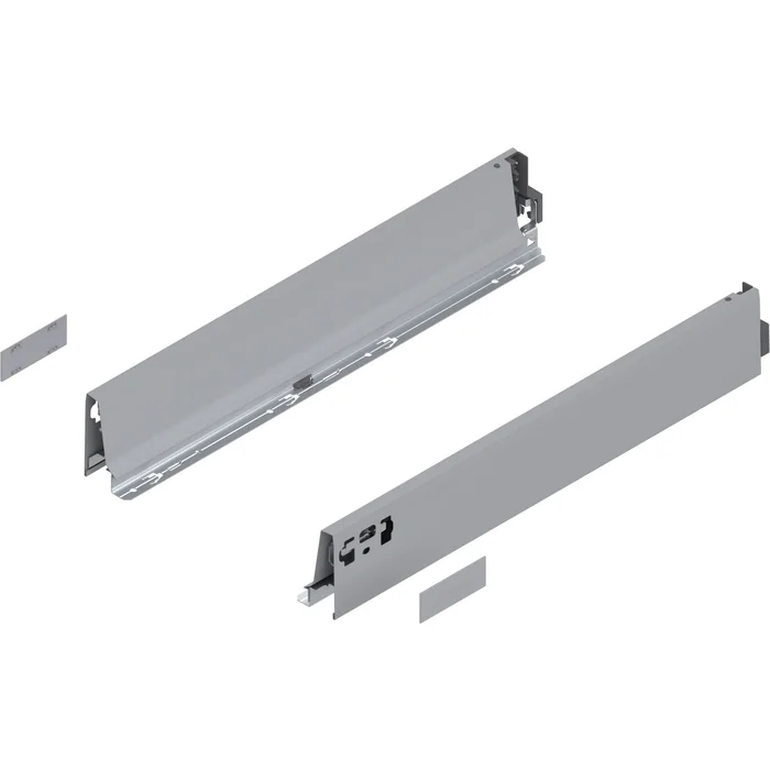 blum TANDEMBOX antaro Zarge Höhe M, NL 500, Stahl grau RAL 9006