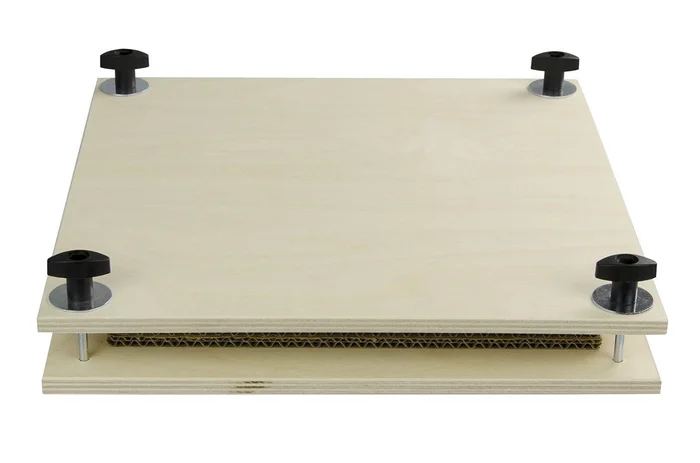 Blumenpresse Holz mit Kraftschrauben