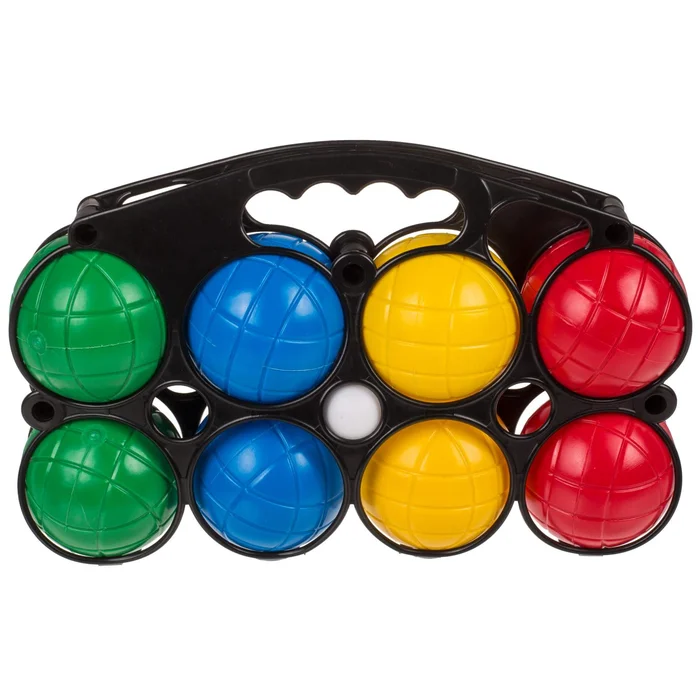 Boccia Boule Petanque Set 8 Kugeln + Zielkugel