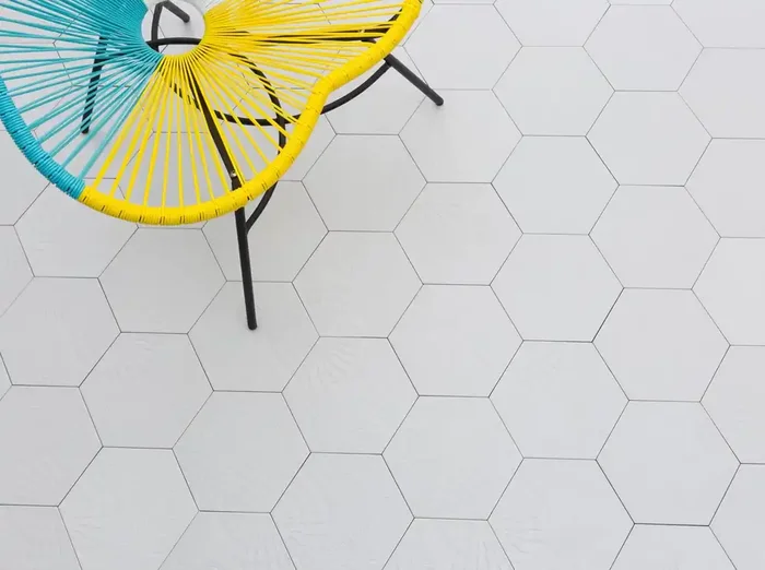 Bodenfliese Aphrodite Weiß 25x25cm