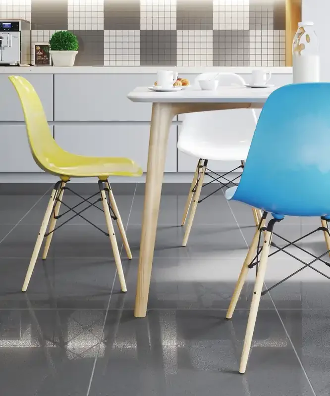 Bodenfliese Benoni Grafit Lappato 60x60cm Rektifiziert