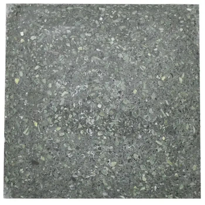 Bodenfliese Betonwerkstein E5534 grün bunt gesprenkelt 30×30 cm