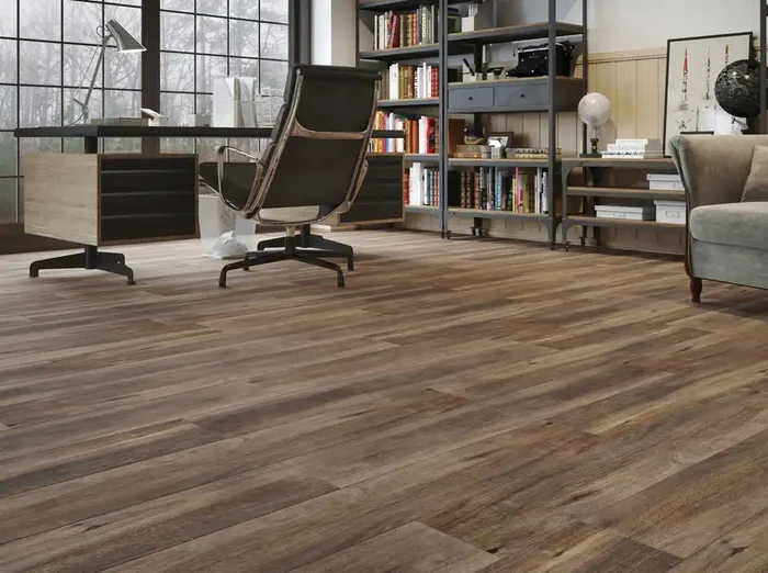 Bodenfliese Canadia Dunkelbraun 20x120cm Rektifiziert