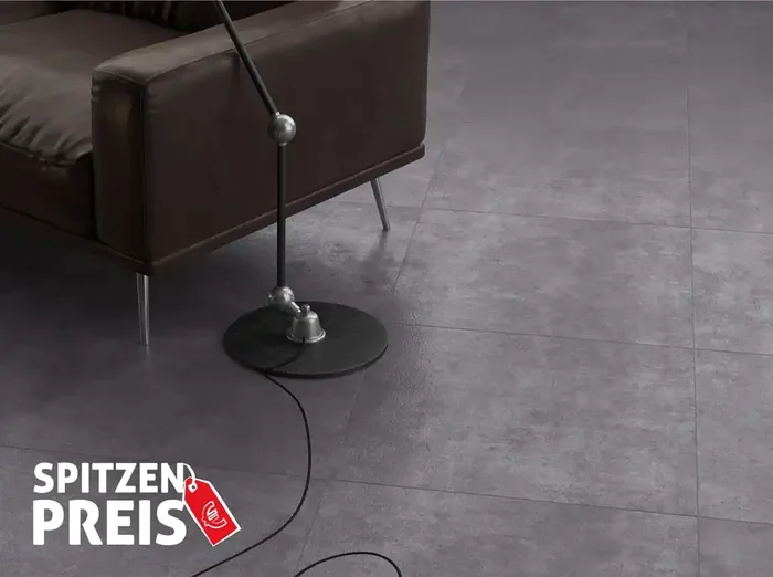 Bodenfliese Chicago Anthrazit 60x60cm Rektifiziert