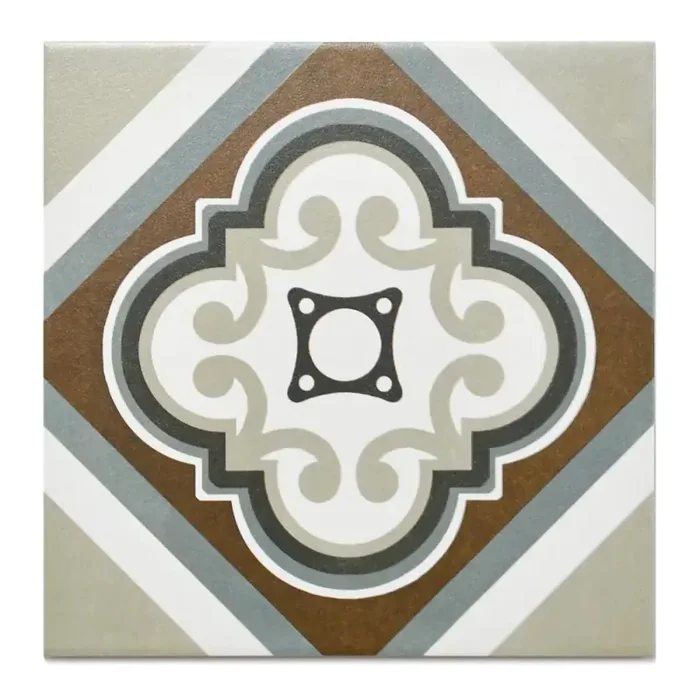 Bodenfliese Dekor Klingenberg E4067 190903 Antique 2.0 jazz mehrfarbig 20×20 cm I.Sorte