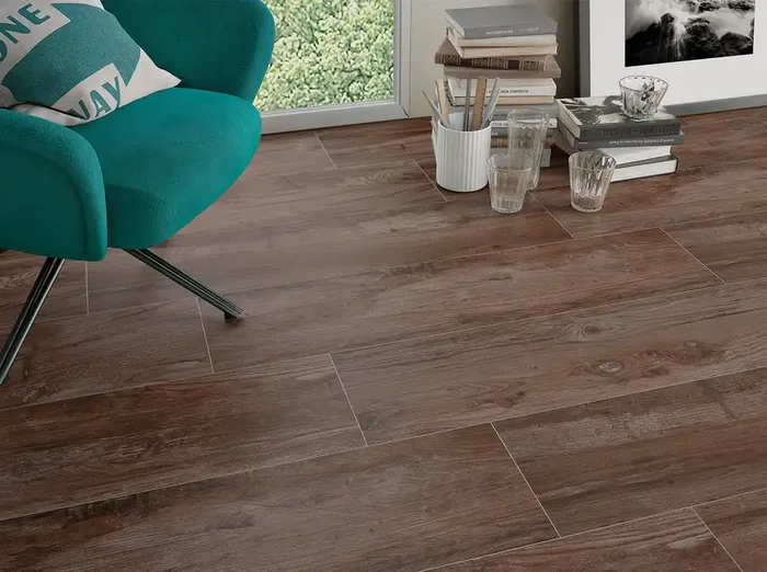 Bodenfliese Louisiana Cherry 30x120cm Matt Rektifiziert