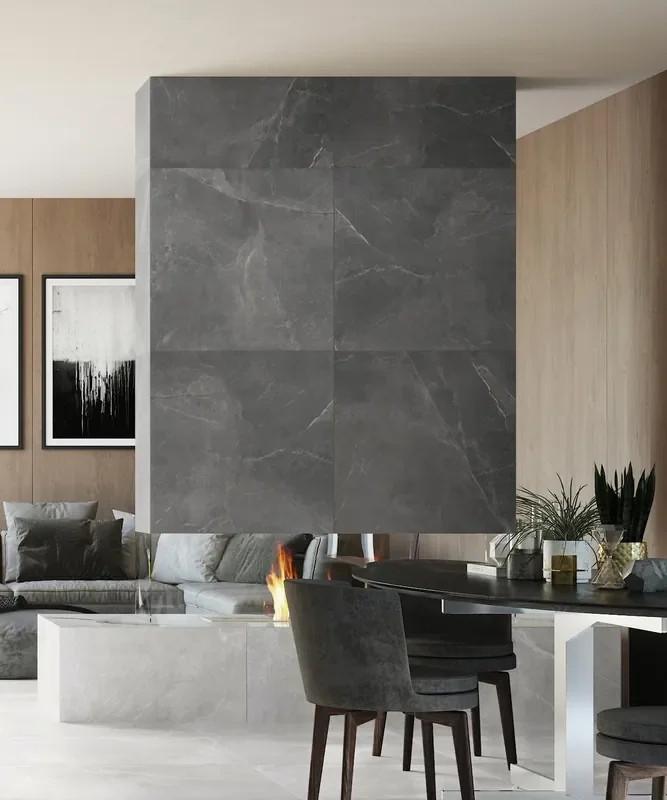 Bodenfliese Lux Grau 60x60cm Rektifiziert