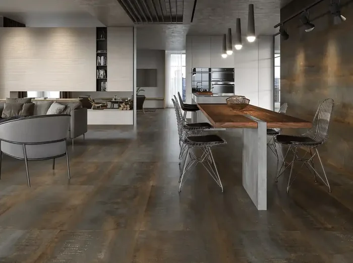 Bodenfliese Madison Rust 60x120cm Rektifiziert