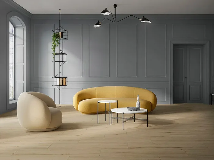 Bodenfliese Mediena Beige 30x120cm Rektifiziert