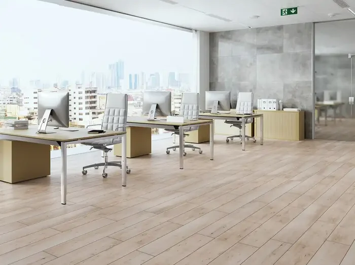 Bodenfliese Nebraska Creme 20x160cm Rektifiziert